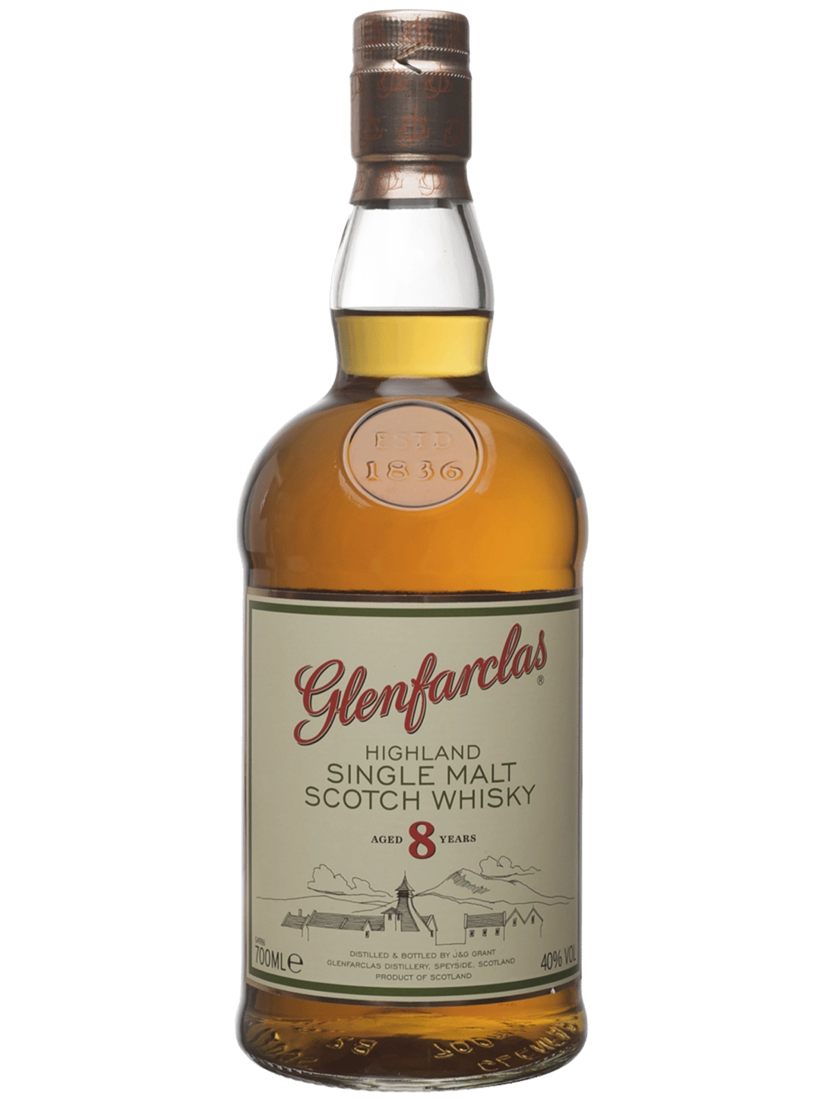 Glenfarclas 8 Year Old Highland Single Malt Scotch Whisky 700ml